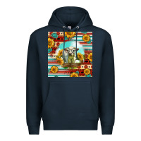 Navy Charolais Calf Gemstone Premium Hoodie - LillyAllenDesigns
