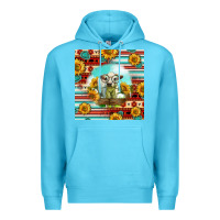 Ocean Blue Charolais Calf Gemstone Premium Hoodie - LillyAllenDesigns