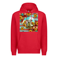 Red Charolais Calf Gemstone Premium Hoodie - LillyAllenDesigns