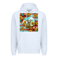 White Charolais Calf Gemstone Premium Hoodie - LillyAllenDesigns
