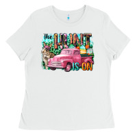 The Hunt Is On Easter Day Ladies Tee | Teevron