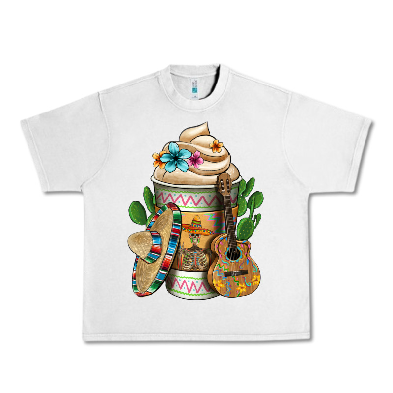 Mexican Hot Coffee Cup Urban Heavy Tee by FaDigitalArtStudio | Teevron