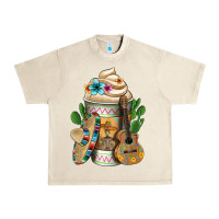 Sandshell Mexican Hot Coffee Cup Urban Heavy Tee - FaDigitalArtStudio