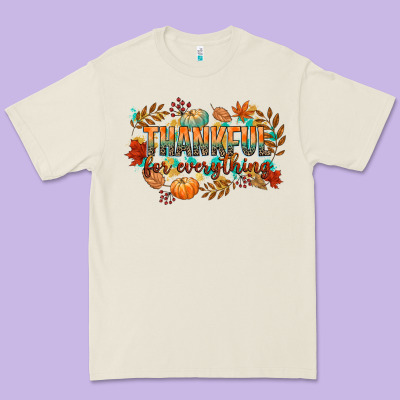 Thankful For Everything Premium Tee Designed By Cowgirlartshop
