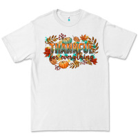 White thankful for everything Premium Tee - CowGirlArtShop