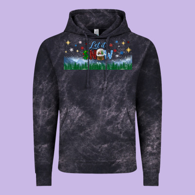 Let It Snow Libbey Glass Vintage Hoodie Designed By Bundleandbundleshop