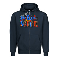 Navy police wife Zipper Hoodie - AdoDesignShop