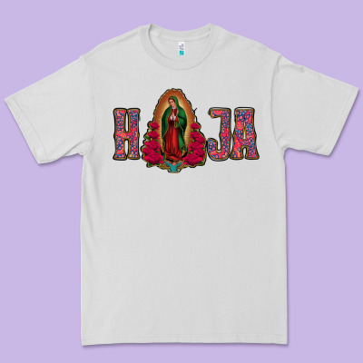 Hija Lady Of Guadalupe Premium Tee Designed By Jasminsmagicworld