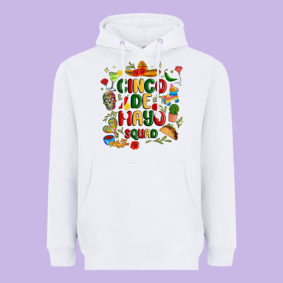 Cinco De Mayo Squad Heavyweight Hoodie Designed By Jahusdesignshop