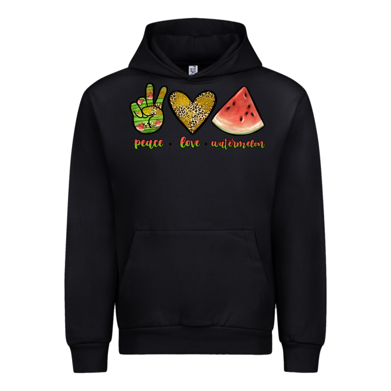 Peace Love Watermelon Urban Hoodie by JahusDesignShop | Teevron