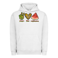 Pigment Lunar Rock peace love watermelon Urban Hoodie - JahusDesignShop