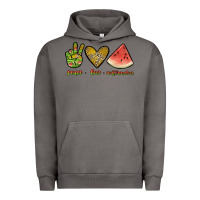 Pigment Tornado peace love watermelon Urban Hoodie - JahusDesignShop
