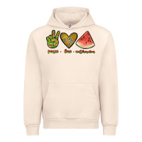 Sandshell peace love watermelon Urban Hoodie - JahusDesignShop