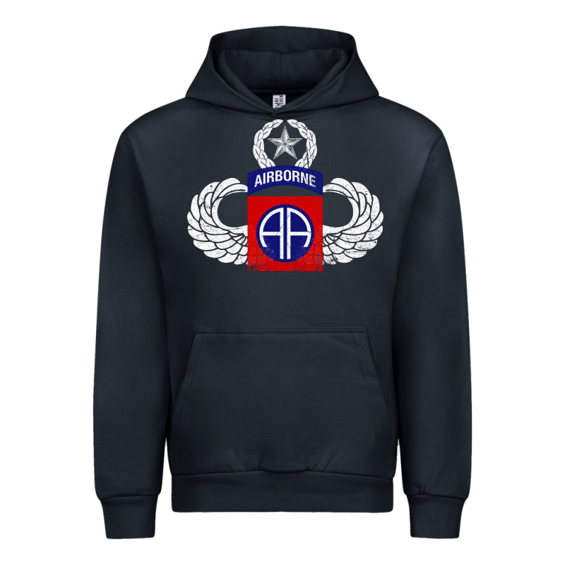 82nd Airborne Div Parachutist Wings And Patch - Distressed Urban Hoodie by baoMotion | Teevron