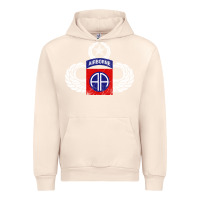 Sandshell 82nd Airborne Div Parachutist Wings and Patch - Distressed Urban Hoodie - baoMotion