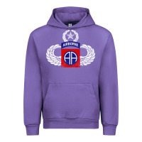 Tulip 82nd Airborne Div Parachutist Wings and Patch - Distressed Urban Hoodie - baoMotion