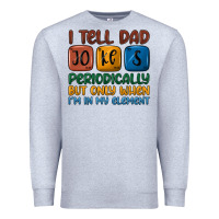 Heather Grey i tell dad jokes periodically but only when i'm in Premium Sweatshirt - JahusDesignShop