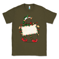 Army Green customize christmas elf Classic Tee - CowGirlArtShop