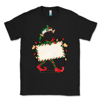 Black customize christmas elf Classic Tee - CowGirlArtShop
