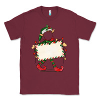 Burgundy customize christmas elf Classic Tee - CowGirlArtShop