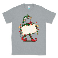 Heather Grey customize christmas elf Classic Tee - CowGirlArtShop