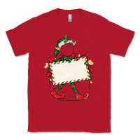 Red customize christmas elf Classic Tee - CowGirlArtShop