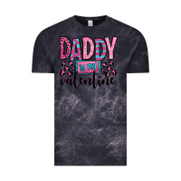 Cloud Black daddy is my valentine Vintage Tee - OliviaCreatesArt