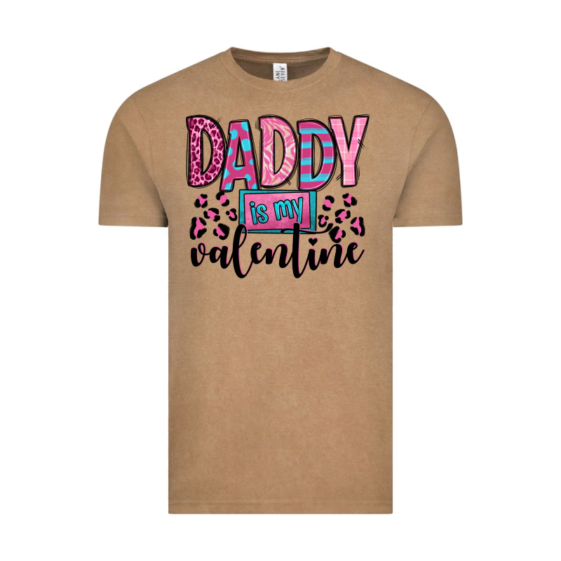 Daddy Is My Valentine Vintage Tee by OliviaCreatesArt | Teevron