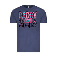 Vintage Denim daddy is my valentine Vintage Tee - OliviaCreatesArt