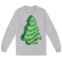 Moon Dust green christmas cake Long Sleeve Tee - FaDigitalArtStudio