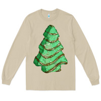 Mushroom green christmas cake Long Sleeve Tee - FaDigitalArtStudio