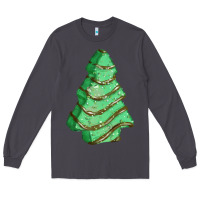 Green Christmas Cake Long Sleeve Tee | Teevron