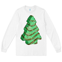 White green christmas cake Long Sleeve Tee - FaDigitalArtStudio