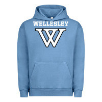 Pigment Pebble Blue WELLESLEY Urban Hoodie - baoMotion