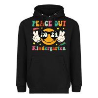 Black peace out 2024 kindergarten Heavyweight Hoodie - JahusDesignShop
