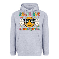 Heather Grey peace out 2024 kindergarten Heavyweight Hoodie - JahusDesignShop