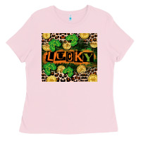 Bubblegum Pink St. Patricks Day lucky Ladies Tee - CowGirlArtShop