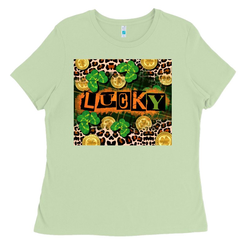 St. Patricks Day Lucky Ladies Tee by CowGirlArtShop | Teevron