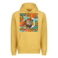 Antique Gold Hereford Bull Premium Hoodie - LillyAllenDesigns