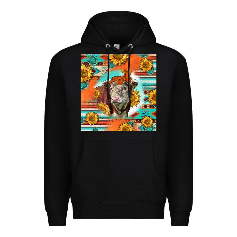 Hereford Bull Premium Hoodie by LillyAllenDesigns | Teevron