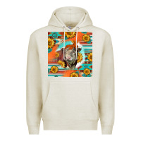 Oatmeal Heather Hereford Bull Premium Hoodie - LillyAllenDesigns