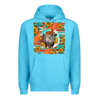 Ocean Blue Hereford Bull Premium Hoodie - LillyAllenDesigns