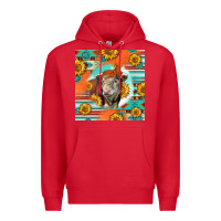 Red Hereford Bull Premium Hoodie - LillyAllenDesigns
