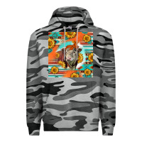 Slate Camo Hereford Bull Premium Hoodie - LillyAllenDesigns