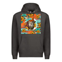 Smoke Hereford Bull Premium Hoodie - LillyAllenDesigns