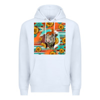 White Hereford Bull Premium Hoodie - LillyAllenDesigns