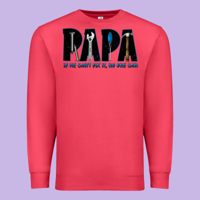 If He Can't Fix It No One Can Premium Sweatshirt Designed By Jahusdesignshop