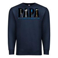 Navy if he can't fix it no one can Premium Sweatshirt - JahusDesignShop