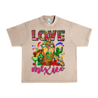 French Oak Love Mexico Cold Drink Frappe Urban Heavy Tee - FaDigitalArtStudio