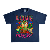 Navy Love Mexico Cold Drink Frappe Urban Heavy Tee - FaDigitalArtStudio